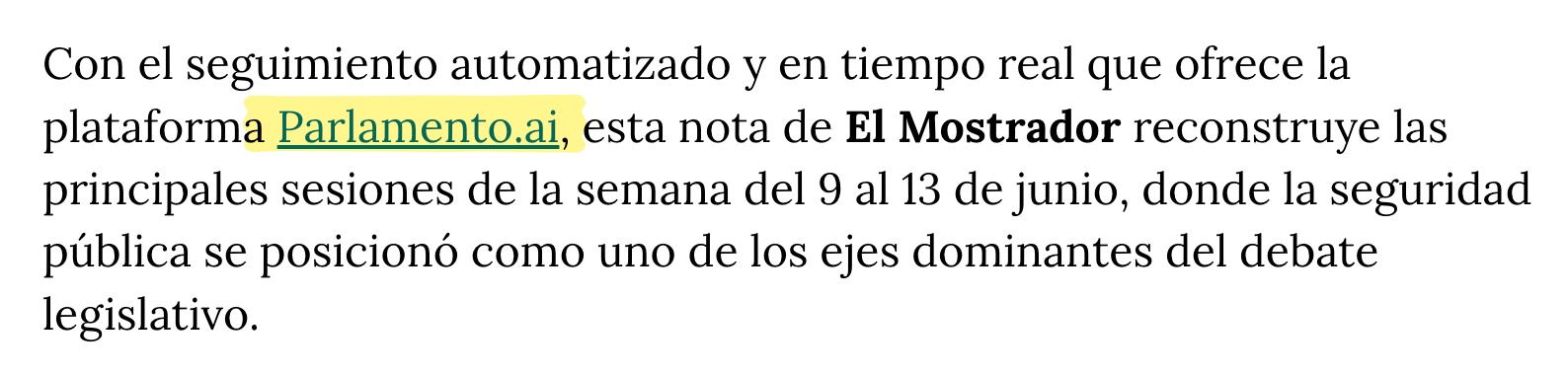 El Mostrador · Parvel